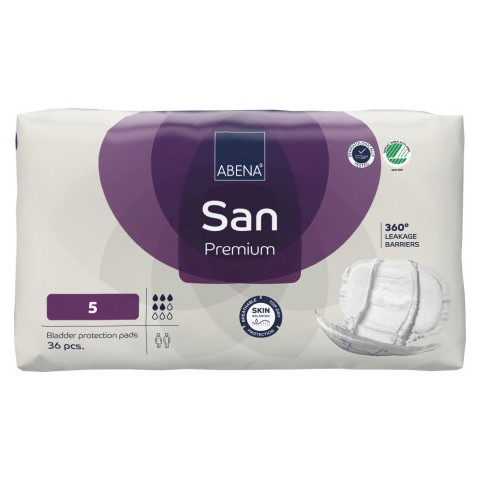 Abena San Premium N°5 - Protection urinaire anatomique Abena Abri San - 1