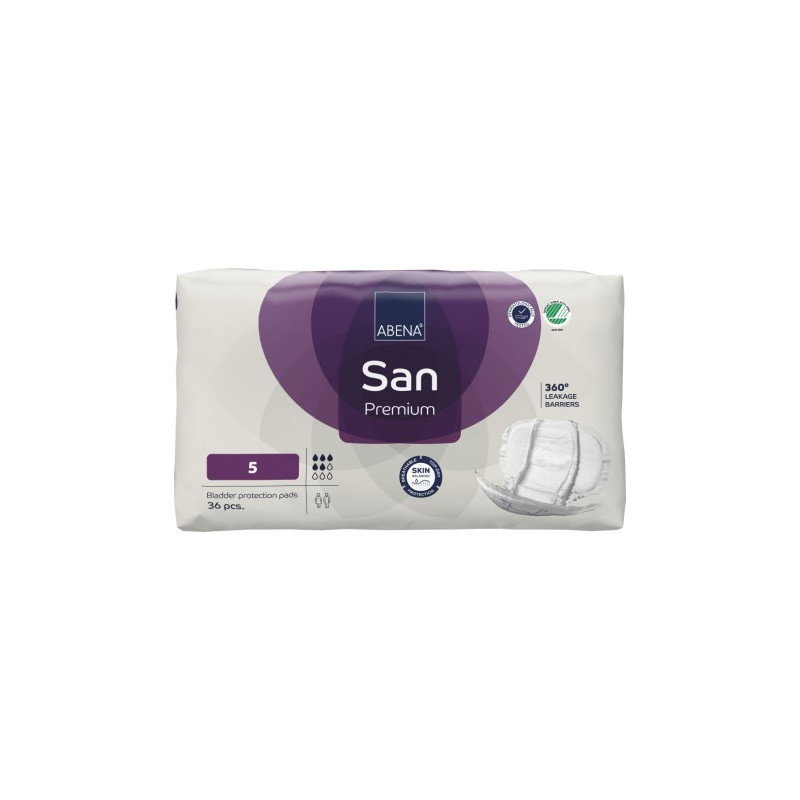 Abena San Premium N°5 - Protection urinaire anatomique Abena Abri San - 1