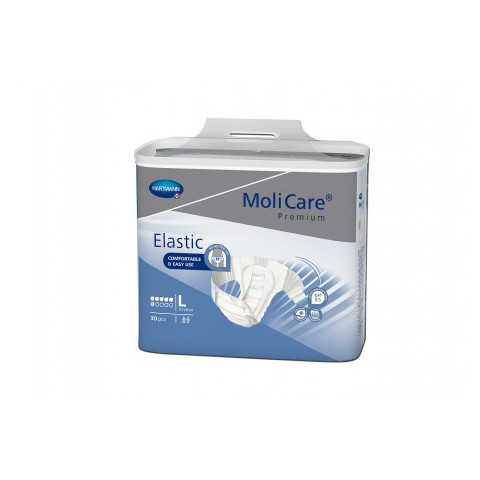 Couches adulte - MoliCare Premium Elastic - L - 6 gouttes Hartmann Molicare Premium Elastic - 1