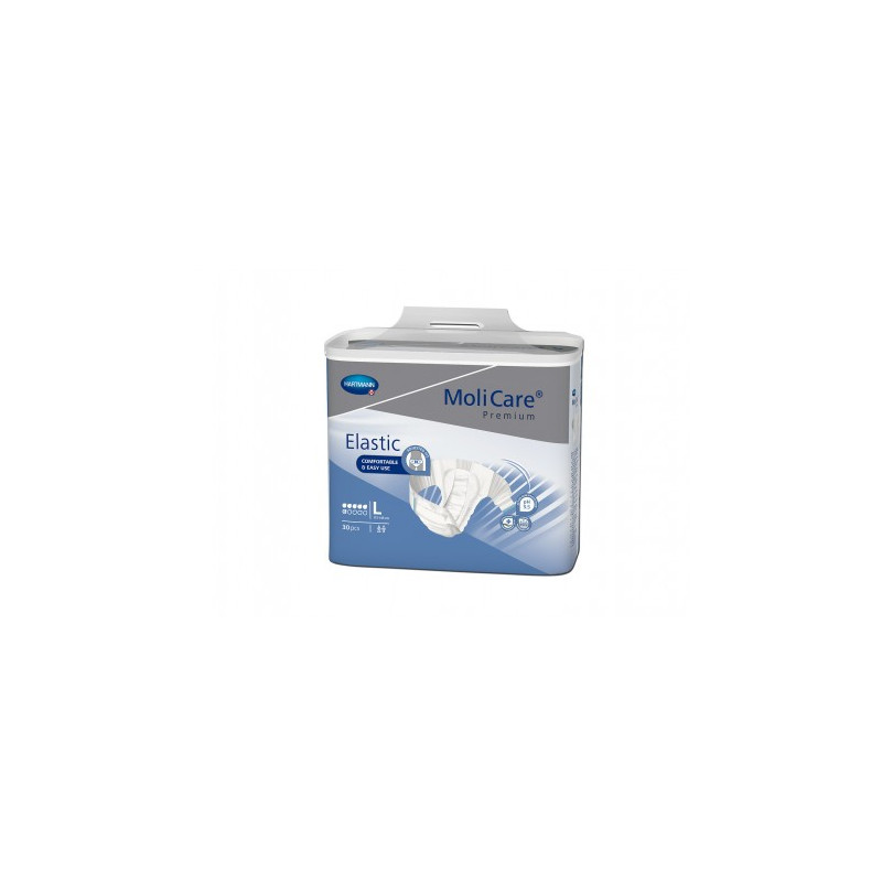 Couches adulte - MoliCare Premium Elastic - L - 6 gouttes Hartmann Molicare Premium Elastic - 1