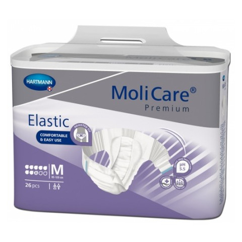 Couches adulte - MoliCare Premium Elastic - M - 8 gouttes Hartmann Molicare Elastic - 1