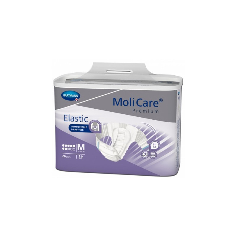 Couches adulte - MoliCare Premium Elastic - M - 8 gouttes Hartmann Molicare Elastic - 1