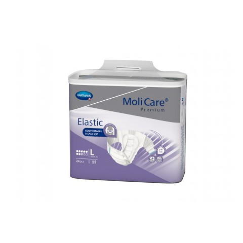 Couches adulte - MoliCare Premium Elastic - L - 8 gouttes Hartmann Molicare Premium Elastic - 1