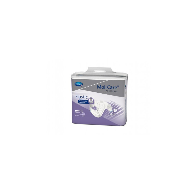 Couches adulte - MoliCare Premium Elastic - L - 8 gouttes Hartmann Molicare Premium Elastic - 1