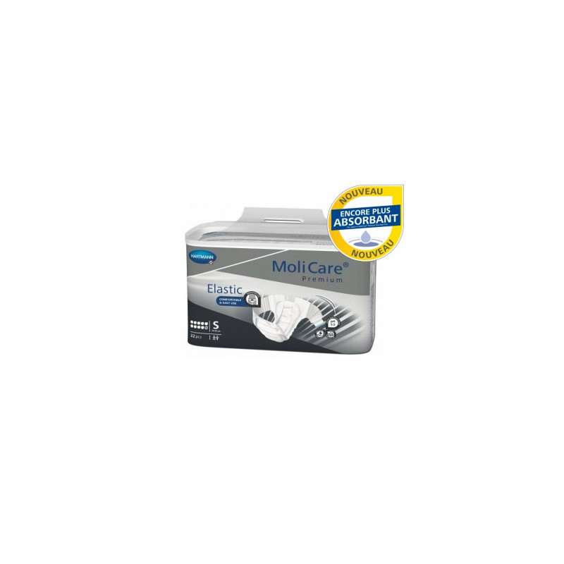 Couches adulte - Hartmann MoliCare Elastic S - 10 Gouttes Hartmann Molicare Premium Elastic - 1