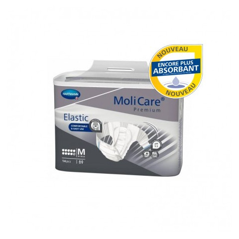 Couches adulte - Hartmann MoliCare Elastic M - 10 Gouttes Hartmann Molicare Premium Elastic - 1