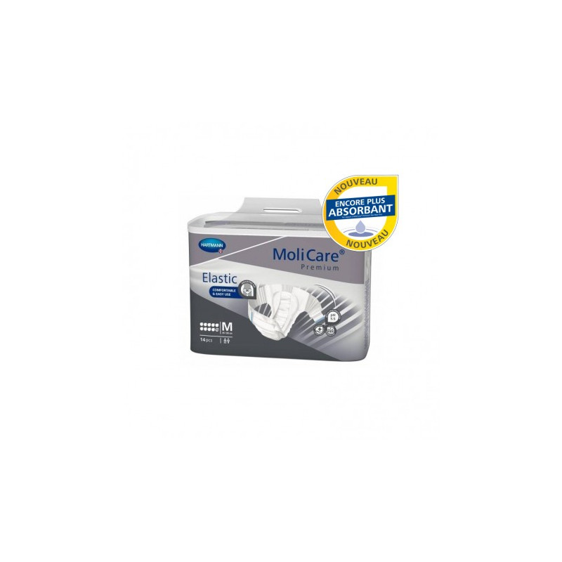 Couches adulte - Hartmann MoliCare Elastic M - 10 Gouttes Hartmann Molicare Premium Elastic - 1