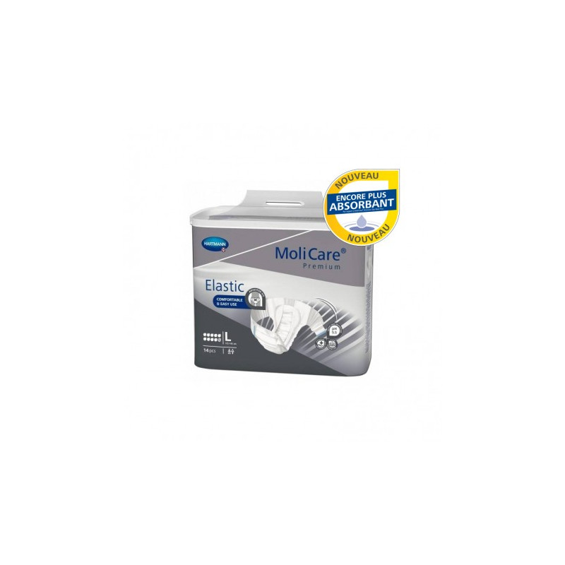 Couches adulte - Hartmann MoliCare Elastic L - 10 Gouttes Hartmann Molicare Premium Elastic - 1