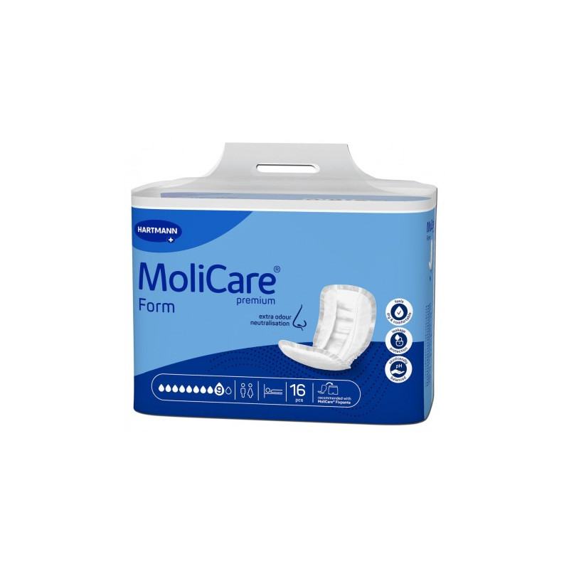 Protection urinaire anatomique - Hartmann Molicare Premium Form Maxi - 9 gouttes Hartmann MoliCare Premium Form - 2 Protection urinaire anatomique - Hartmann Molicare Premium Form Maxi - 9 gouttes Hartmann MoliCare Premium Form - 2