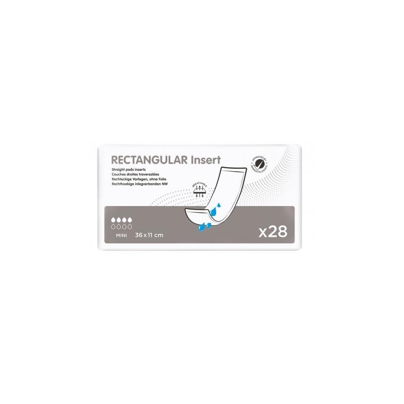 Ontex ID Expert Rectangular insert traversable - 11x36 - Couches droites Ontex ID Expert Rectangular - 1 Ontex ID Expert Rectangular insert traversable - 11x36 - Couches droites Ontex ID Expert Rectangular - 1