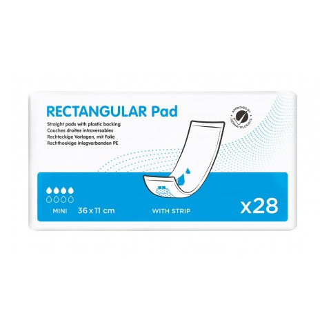 Couches droites - Ontex ID Expert Rectangular insert intraversable - 11x36cm Ontex ID Expert Rectangular - 1