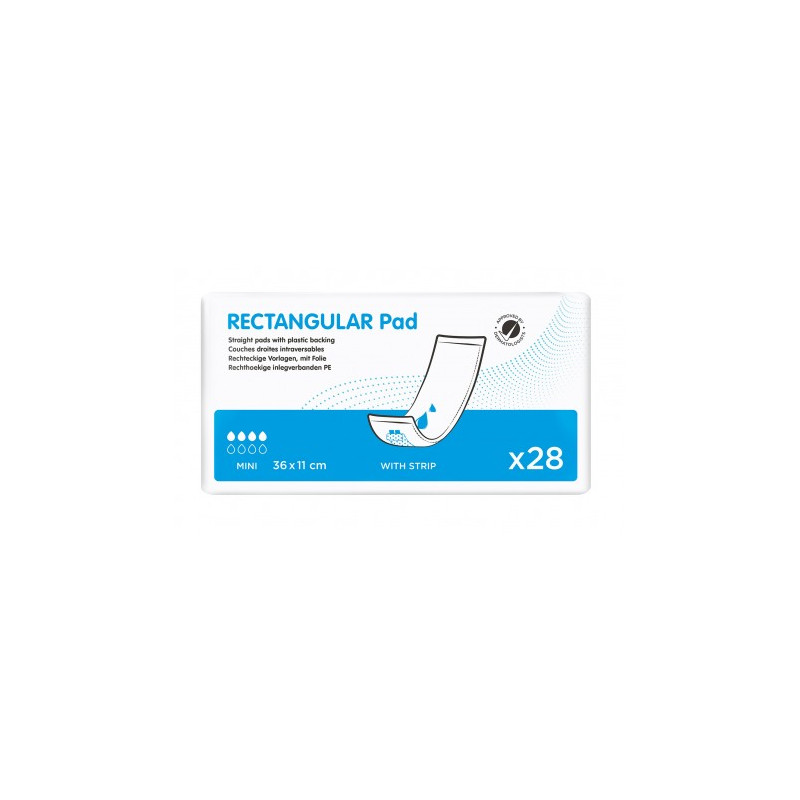 Couches droites - Ontex ID Expert Rectangular insert intraversable - 11x36cm Ontex ID Expert Rectangular - 1 Couches droites - Ontex ID Expert Rectangular insert intraversable - 11x36cm Ontex ID Expert Rectangular - 1