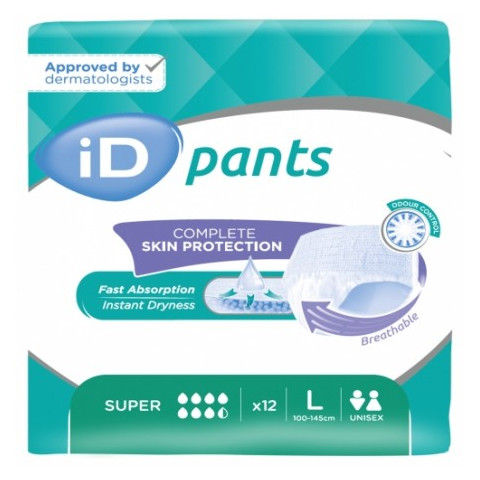 Slip Absorbant / Pants - ID Pants L Super (nouveau) Ontex ID Pants - 1