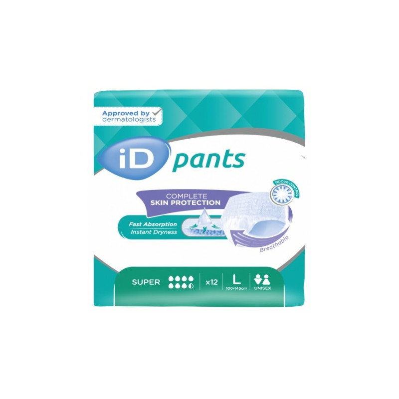 Slip Absorbant / Pants - ID Pants L Super (nouveau) Ontex ID Pants - 1