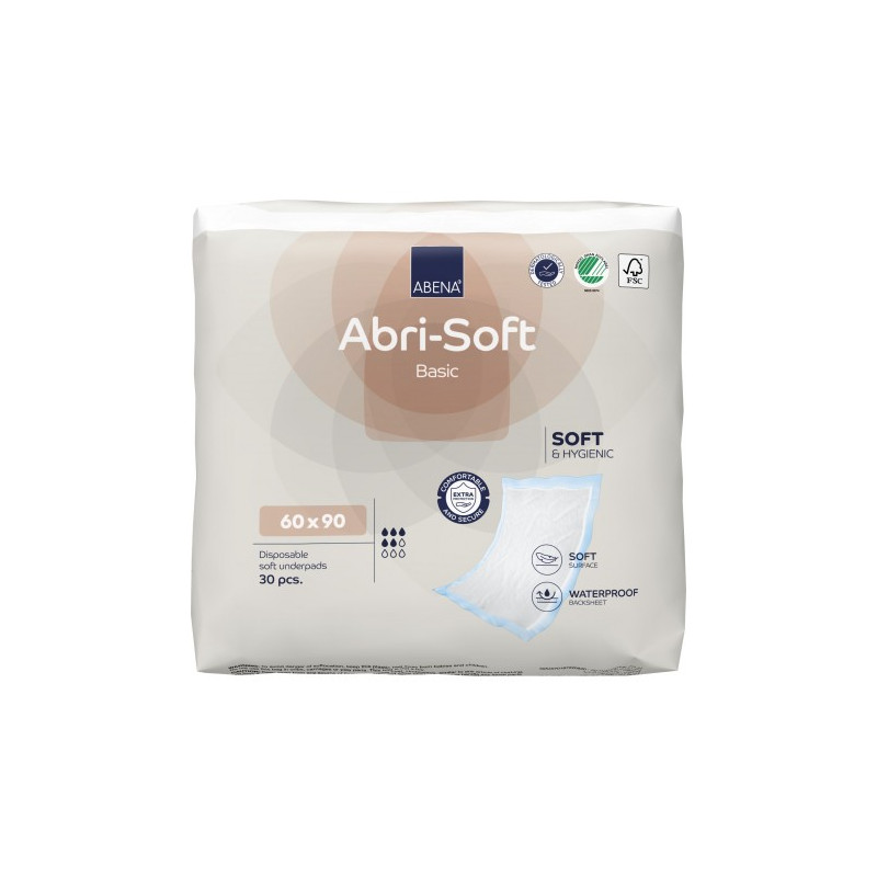 Abri-Soft basic - Alèse jetable 60x90 Abena Abri Soft - 1 Abri-Soft basic - Alèse jetable 60x90 Abena Abri Soft - 1
