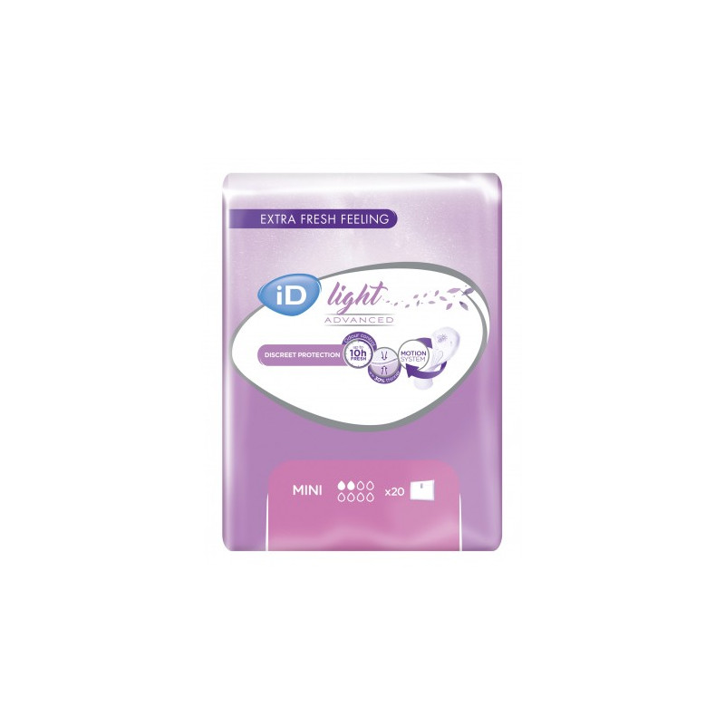 Protection urinaire femme - Ontex iD Light Mini Ontex FRANCE - 1 Protection urinaire femme - Ontex iD Light Mini Ontex FRANCE - 1