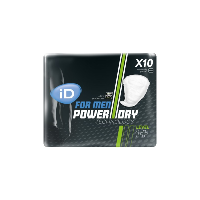 Protection urinaire homme - Ontex-ID For Men Level 1+ Ontex ID For Men - 1 Protection urinaire homme - Ontex-ID For Men Level 1+ Ontex ID For Men - 1