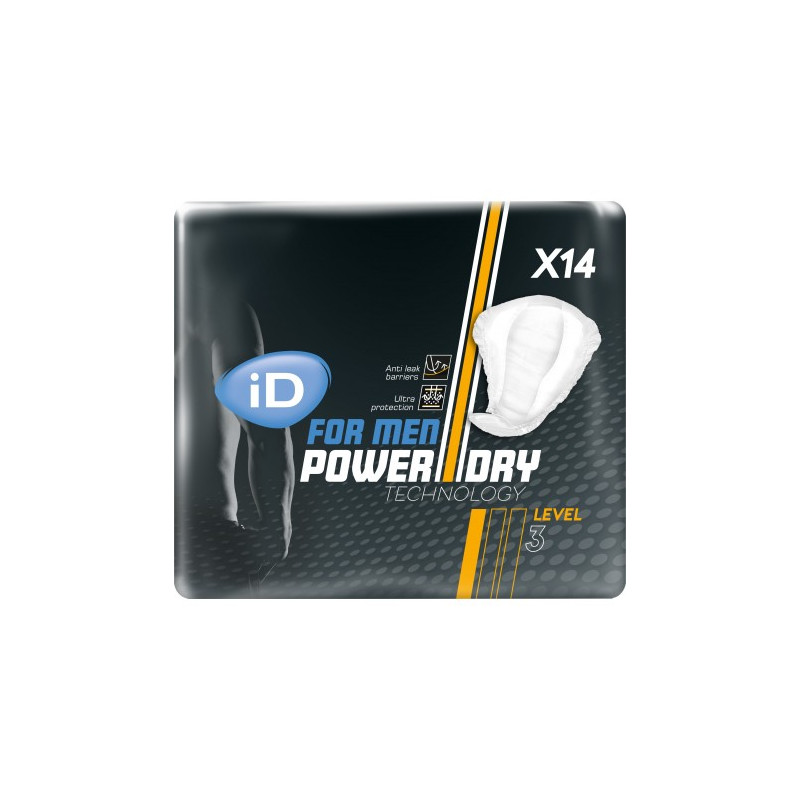 Protection urinaire homme - Ontex-ID For Men Level 3 Ontex ID For Men - 1