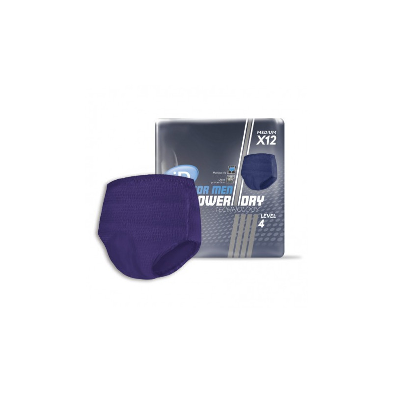 Protection urinaire homme - iD For Men Pants M Level 4 - M Tena Men - 1 Protection urinaire homme - iD For Men Pants M Level 4 - M Tena Men - 1