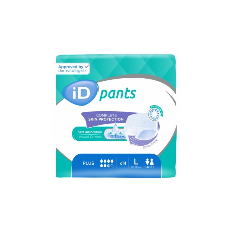 Slip Absorbant / Pants - ID Pants L Plus Ontex ID Pants - 1
