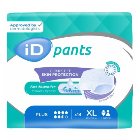 Slip Absorbant / Pants - ID Pants XL Plus Ontex ID Pants - 1