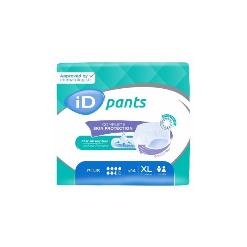 Slip Absorbant / Pants - ID Pants XL Plus Ontex ID Pants - 1