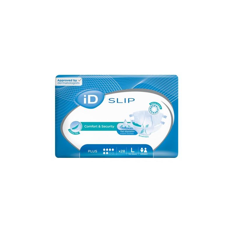 Couches adulte - Ontex-ID Expert Slip L Plus Ontex ID Expert Slip - 1