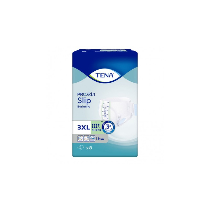Couches adulte - TENA Slip XXXL Bariatric Super Tena Slip - 1