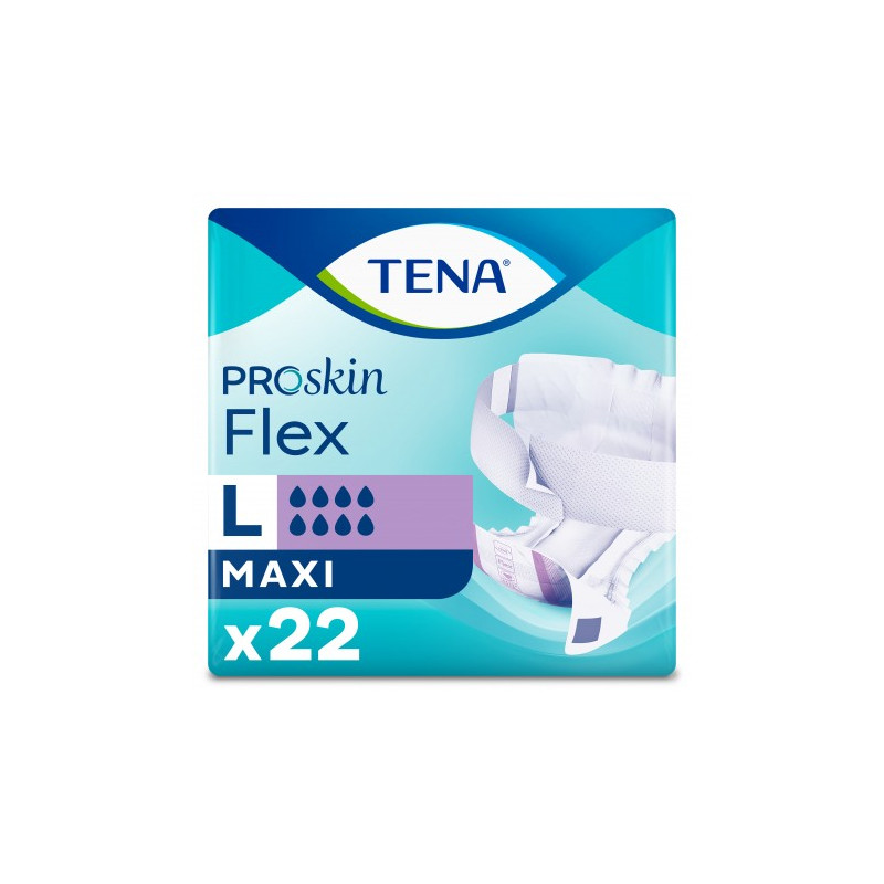 Couches adultes à ceinture - TENA Flex ProSkin Maxi L Tena Flex - 1 Couches adultes à ceinture - TENA Flex ProSkin Maxi L Tena Flex - 1