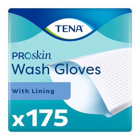 TENA Wash Gloves - Gants plastifiés Tena - 1
