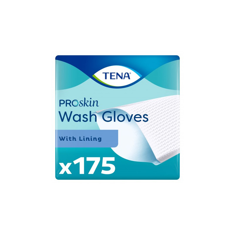 TENA Wash Gloves - Gants plastifiés Tena - 1