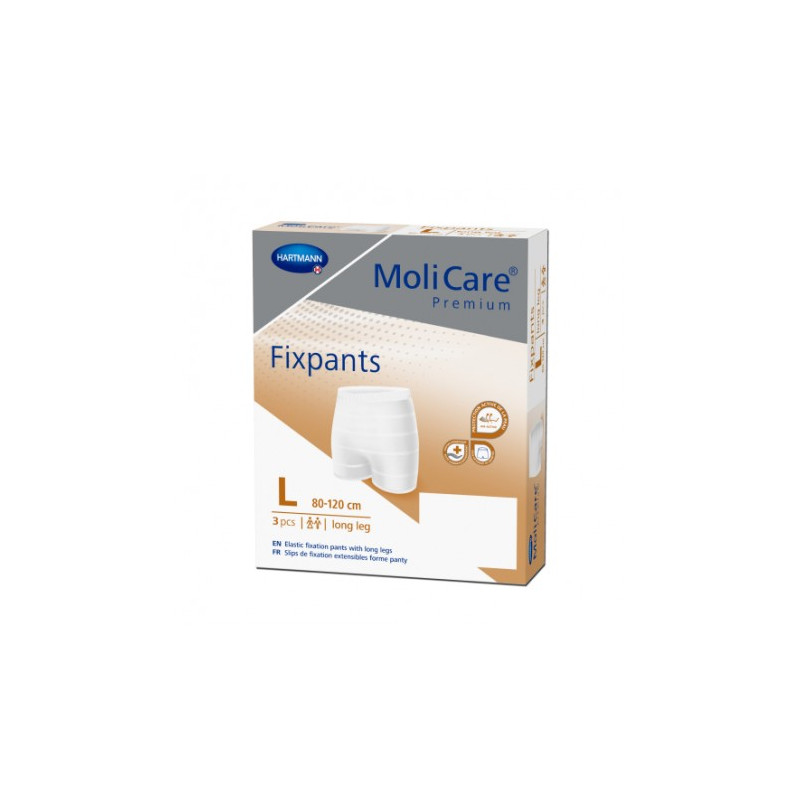 Slips de maintien lavables - Boxer Hartmann MoliPants Soft L Hartmann MoliCare Premium Fixpants - 1