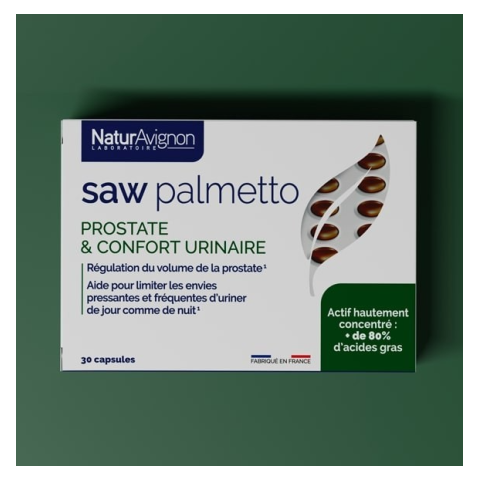 Prostate & confort urinaire - Saw palmetto NaturAvignon - 1