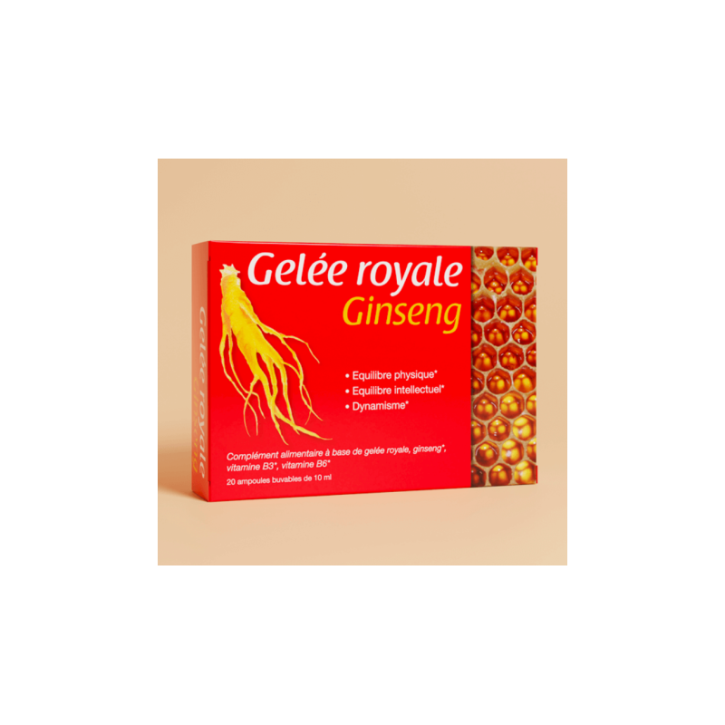 Gellée royale Ginseng ampoules NaturAvignon - 1