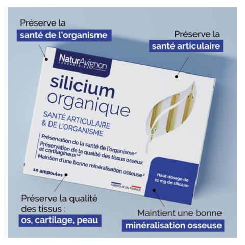 Silicium organique - Santé articulaire & de l'organisme NaturAvignon - 2