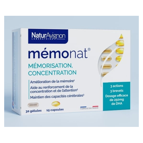 Mémonat - améliorer la mémoire et renforcer la concentration NaturAvignon - 1