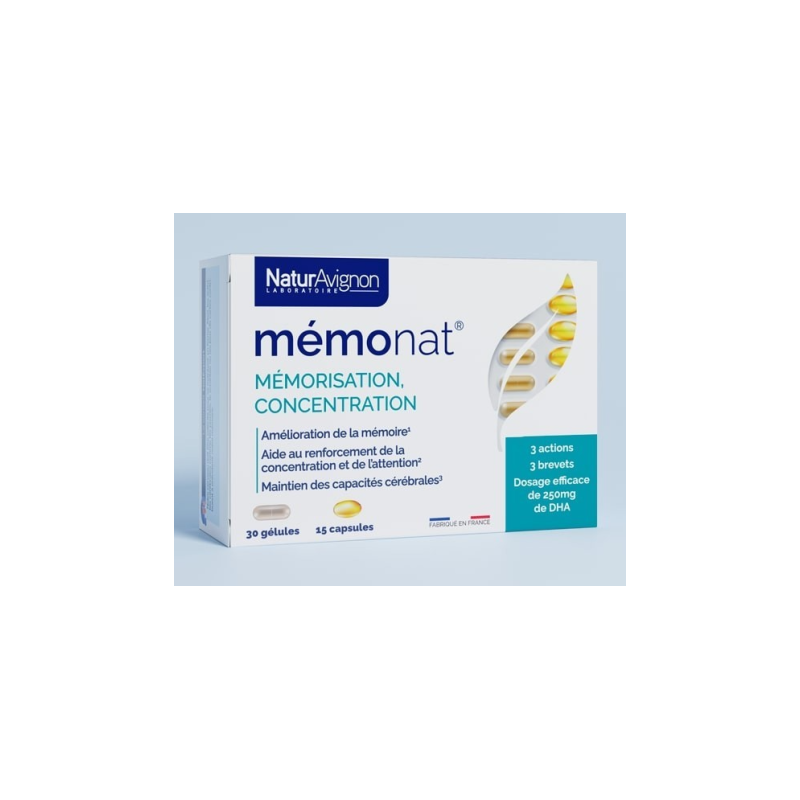 Mémonat - améliorer la mémoire et renforcer la concentration NaturAvignon - 1