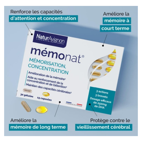 Mémonat - améliorer la mémoire et renforcer la concentration NaturAvignon - 2