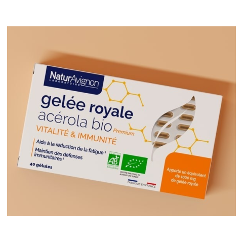 Gelée royale acérola bio - vitalité et l’immunité NaturAvignon - 1