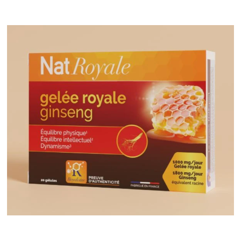 Gelée royale Ginseng - vitalité et immunité NaturAvignon - 1