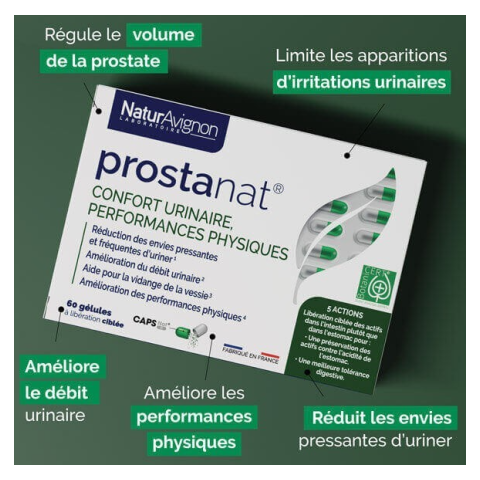 Complément alimentaire santé de la prostate- Prostanat NaturAvignon - 2