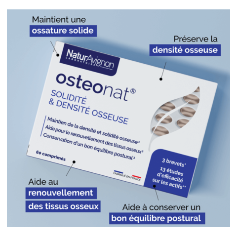 Osteonat - Solidité & Densité osseuse NaturAvignon - 2