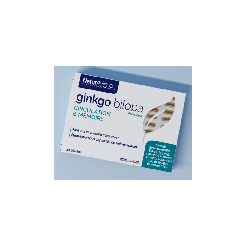 Ginkgo biloba - Stimuler les capacités de mémorisation NaturAvignon - 1