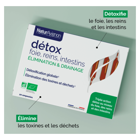 Détox, foie, reins, intestins - Eliminer les toxines NaturAvignon - 2