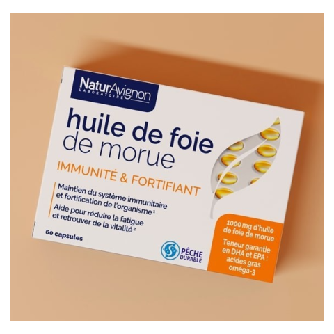 Huile de foie de morue - Fortifier l'organisme NaturAvignon - 1