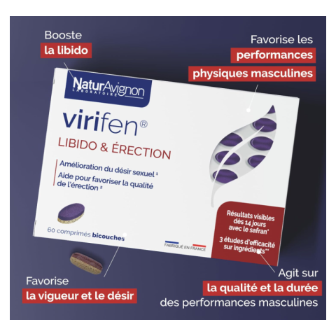 Virifen - Libido & érection NaturAvignon - 1