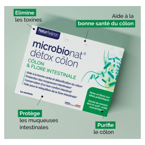 Microbionat détox côlon et flore intestinal NaturAvignon - 2