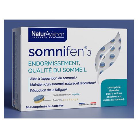 Somnifen 3 - endormissement rapide et sommeil de qualité NaturAvignon - 1