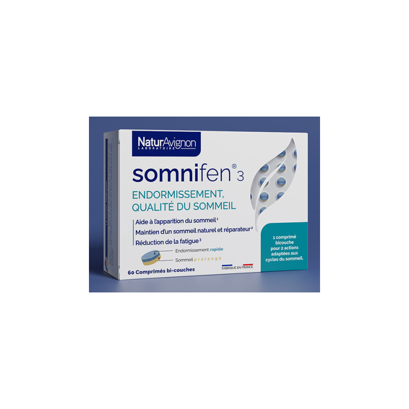 Somnifen 3 - endormissement rapide et sommeil de qualité NaturAvignon - 1
