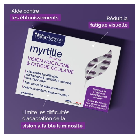 Myrtille prémium - Confort oculaire NaturAvignon - 2